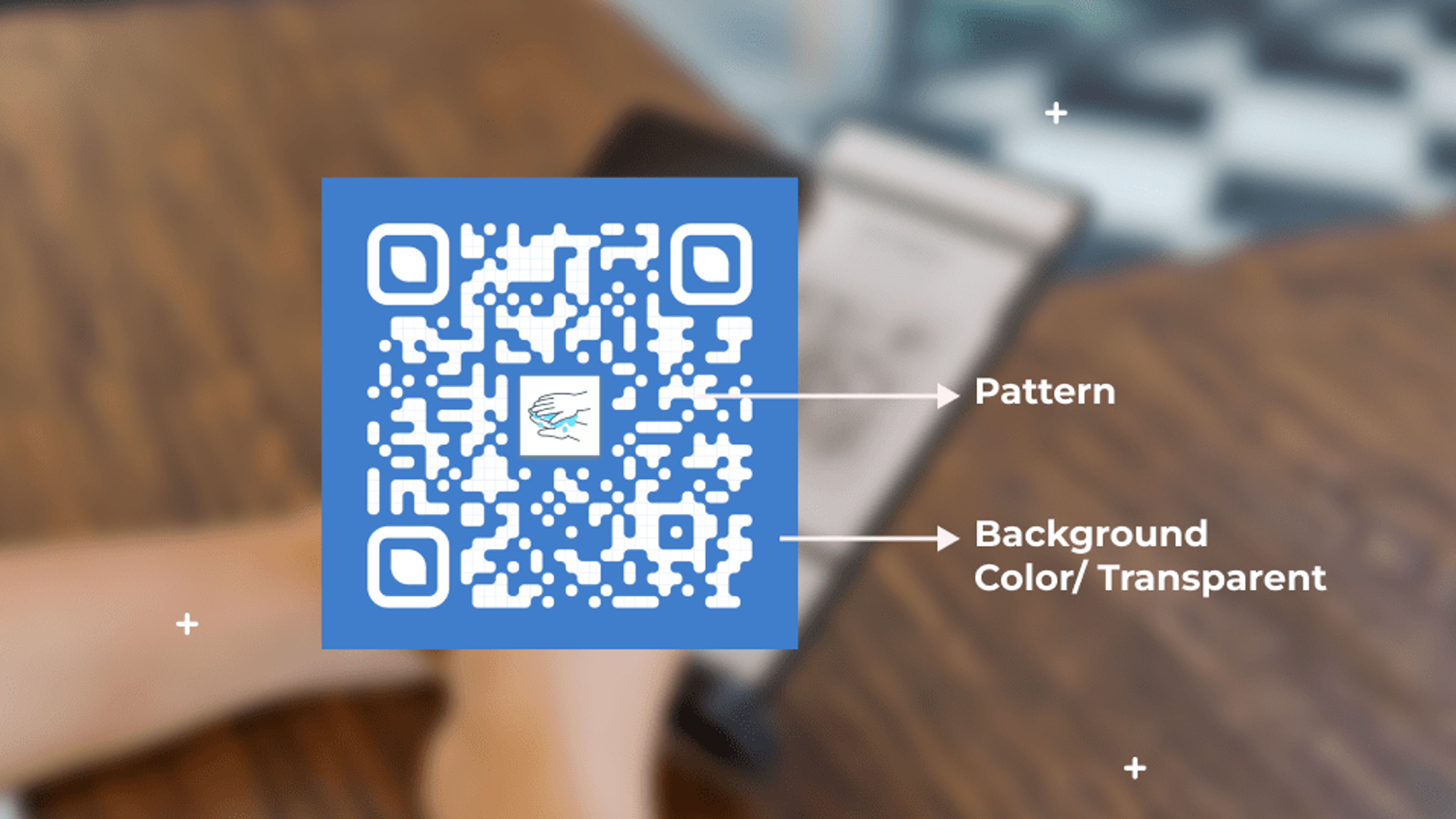 White qr code explained