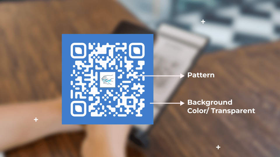White qr code explained