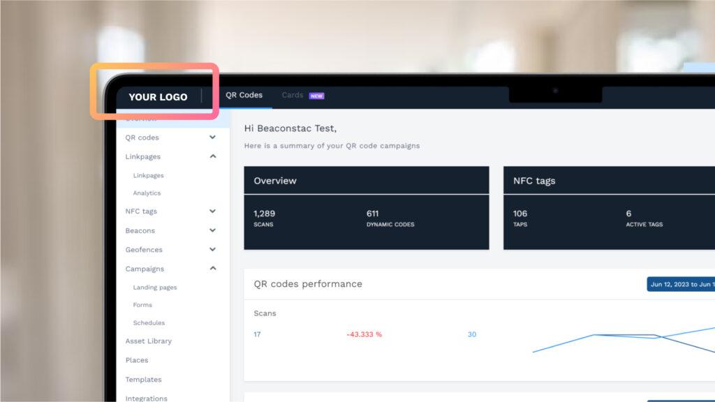 White label your QR Code dashboard with Uniqode