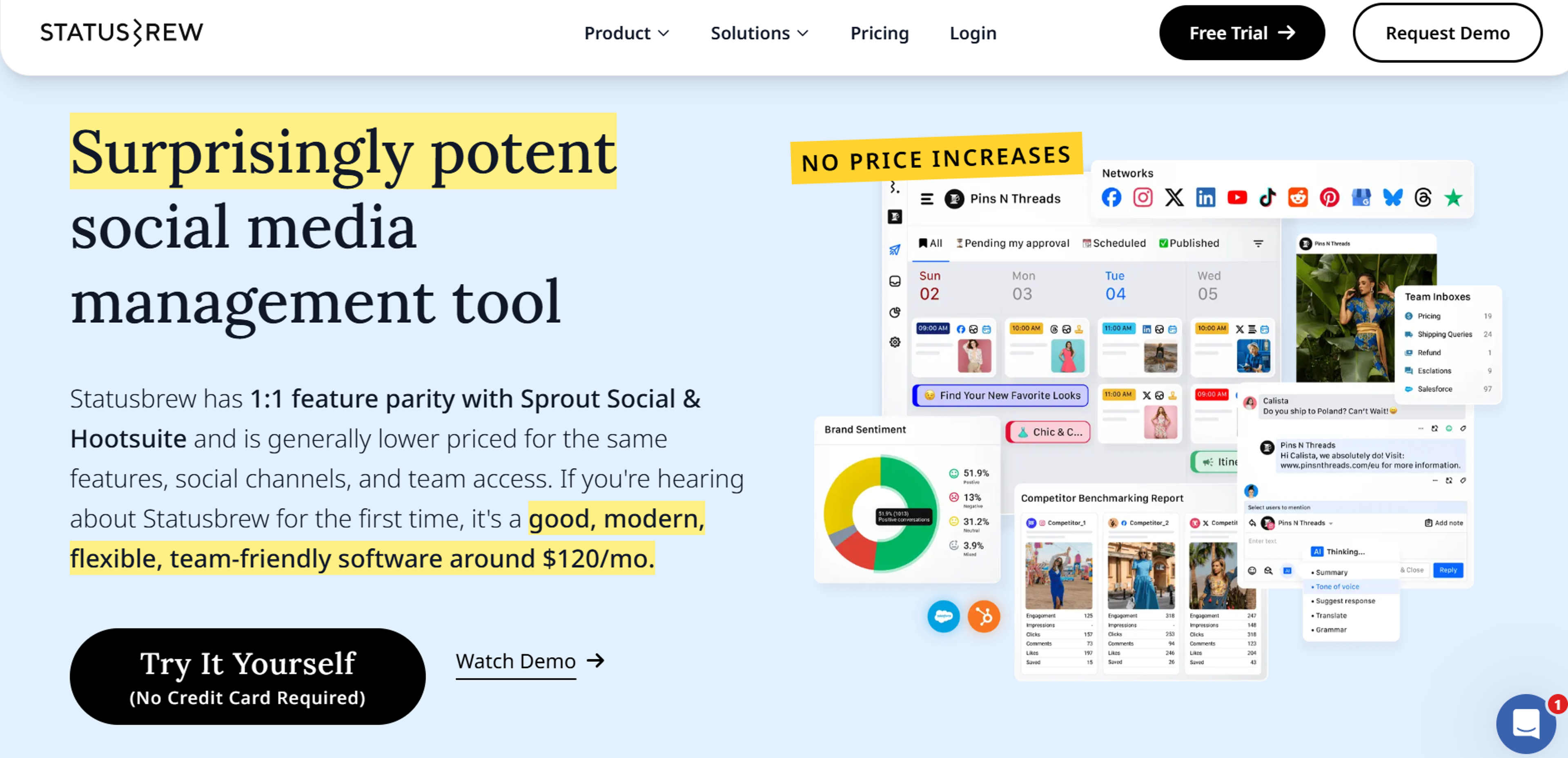 Social media management tool