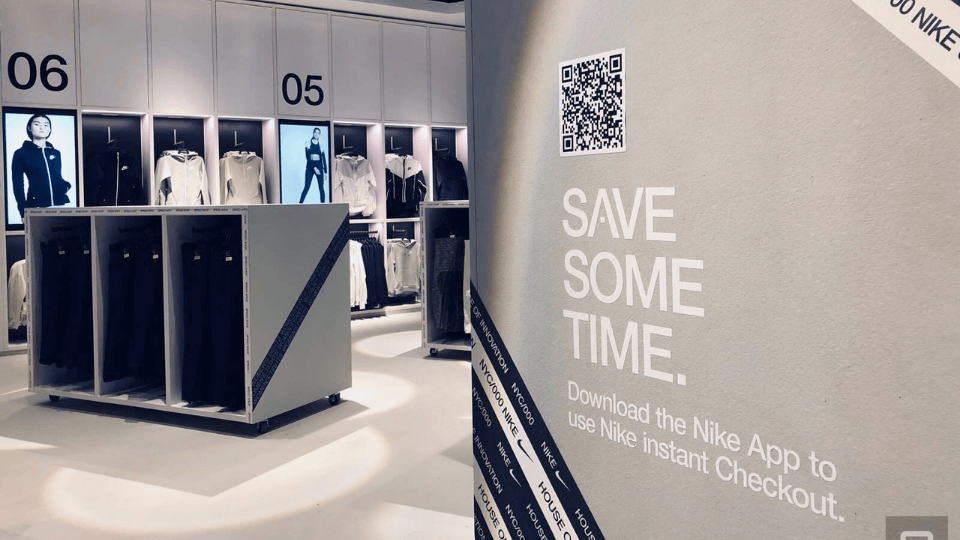 QR Code at Nike