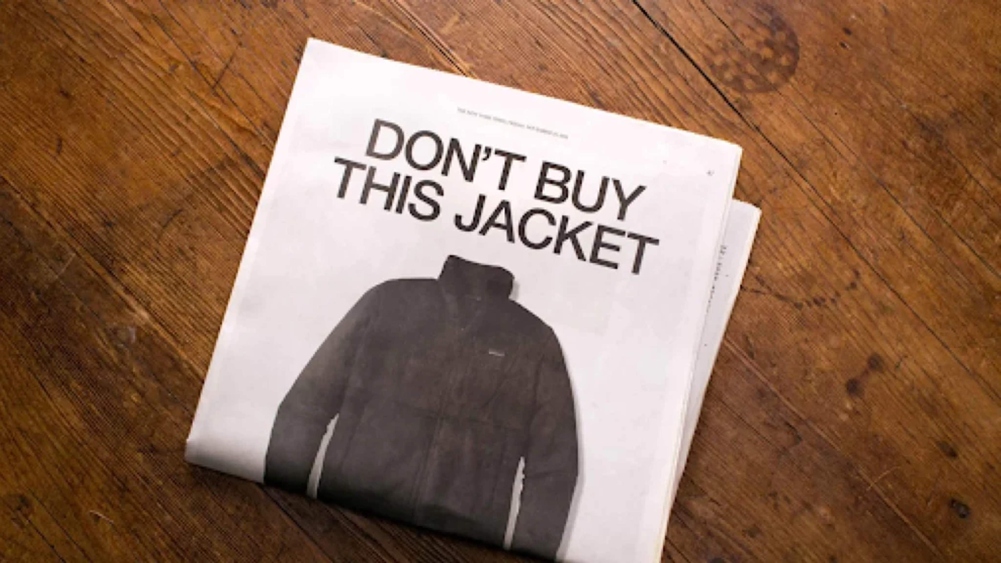 Patagonia’s “Don’t Buy This Jacket”