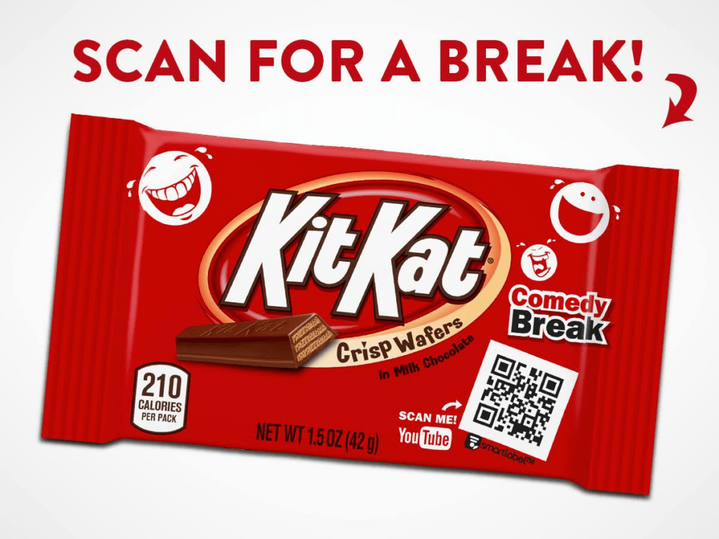 KitKat bar pakcets to sharing their YouTube videos to a broader audience