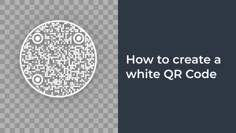 How to Create a White QR Code with Transparent Background