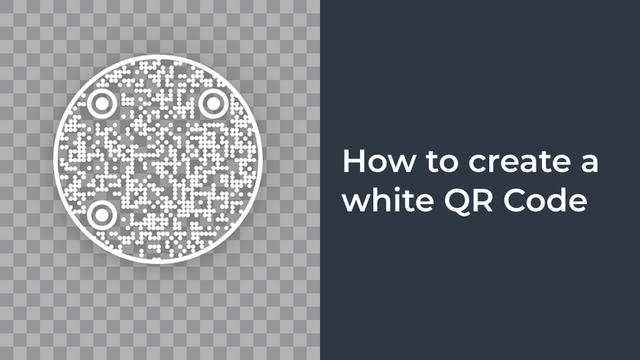 Whitw Qr Code How to Create a White QR Code with Transparent Background
