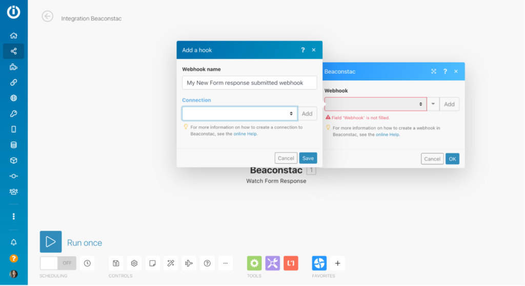 Add a new connection