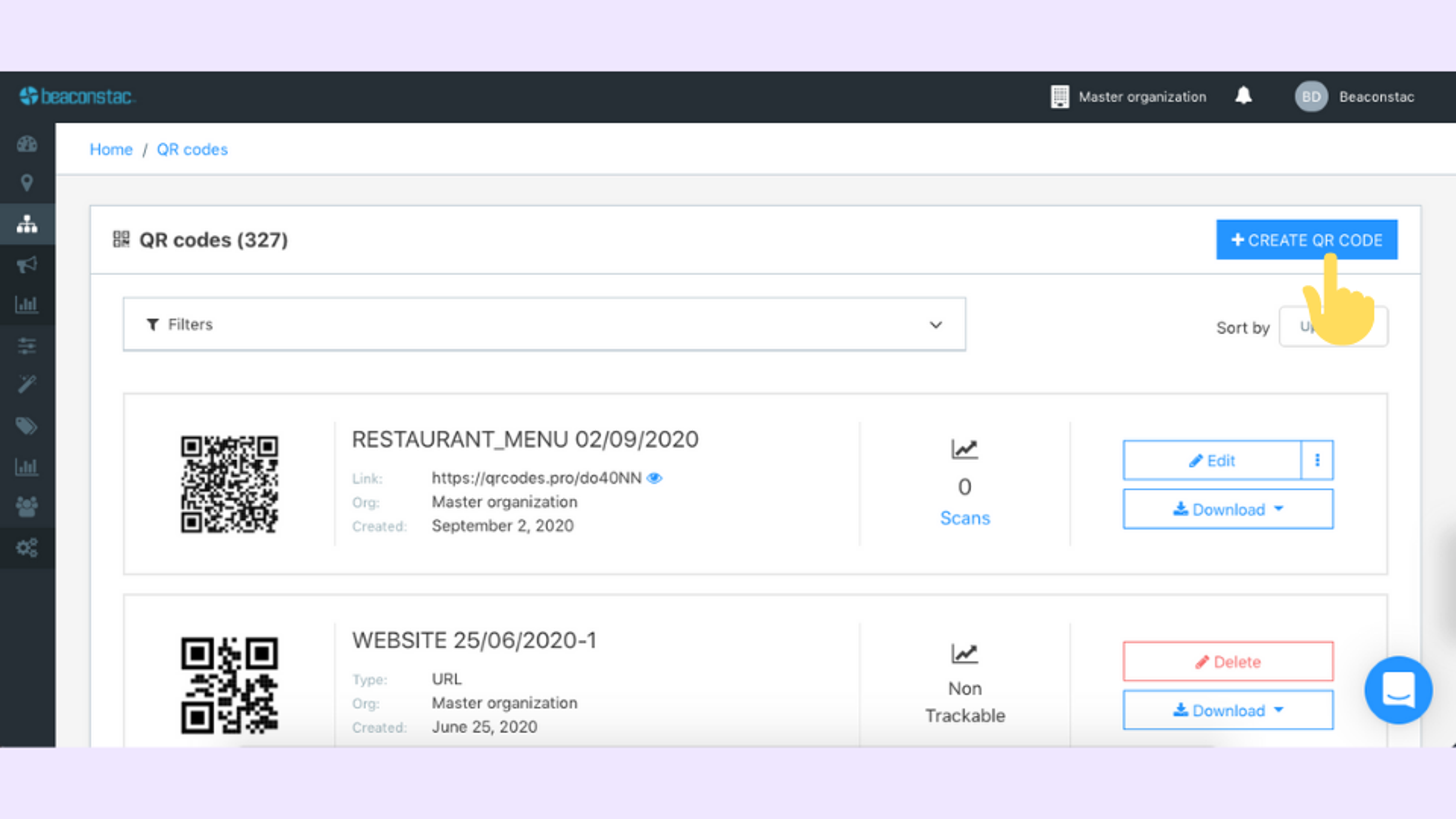 Choose an online QR Code generator