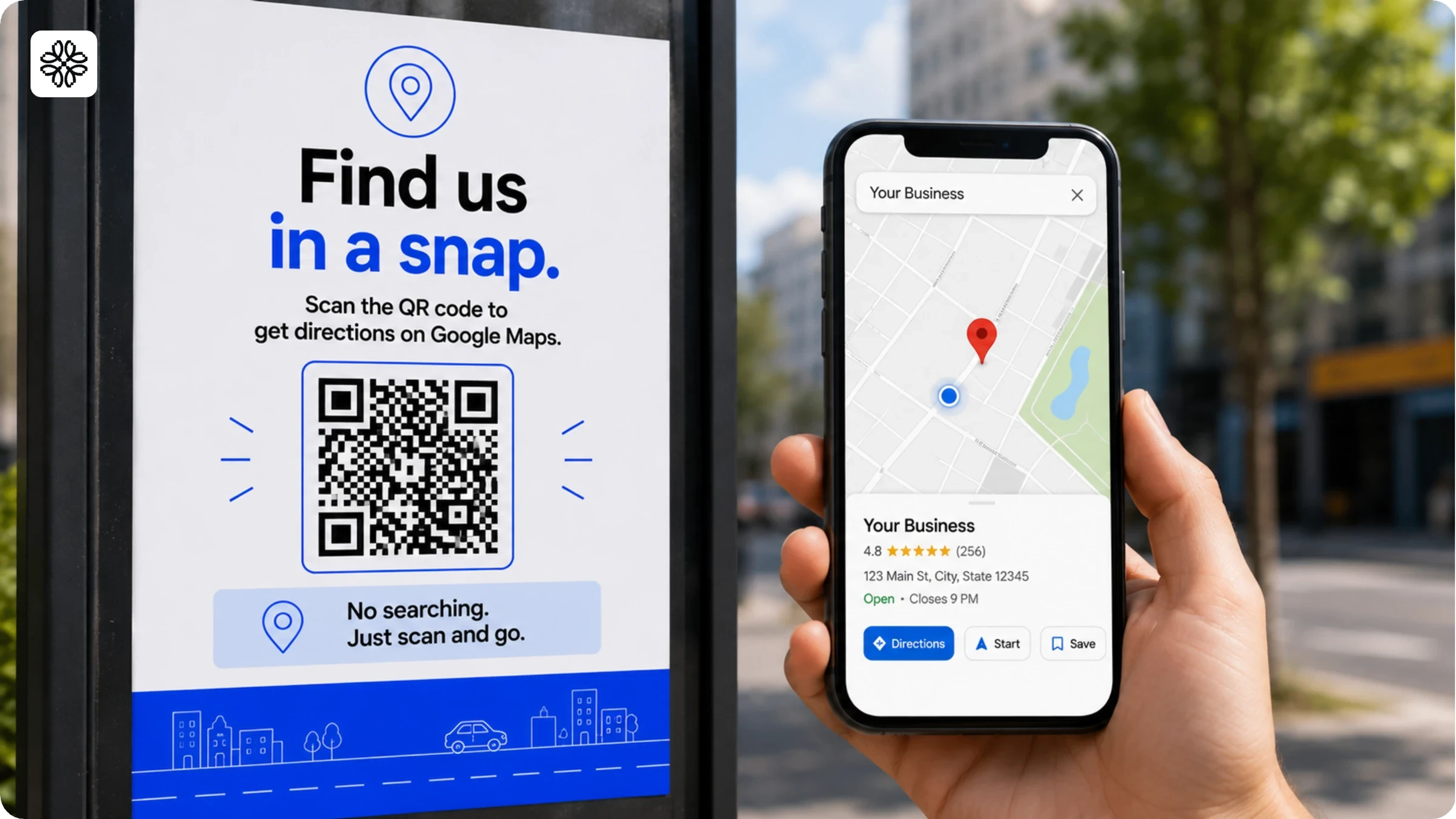QR Code location