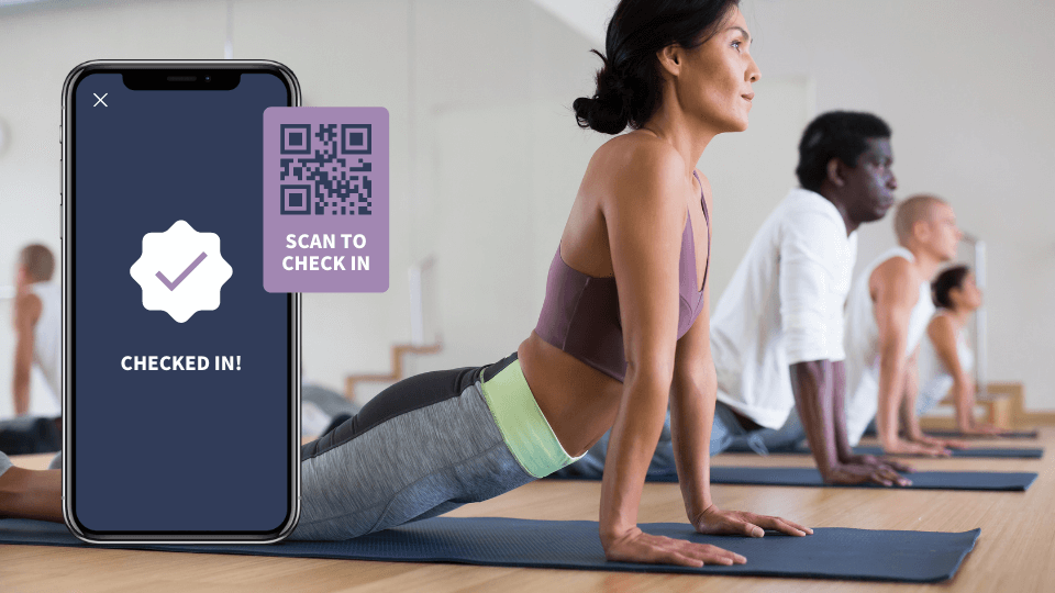 QR Codes at gyms to mark attendance