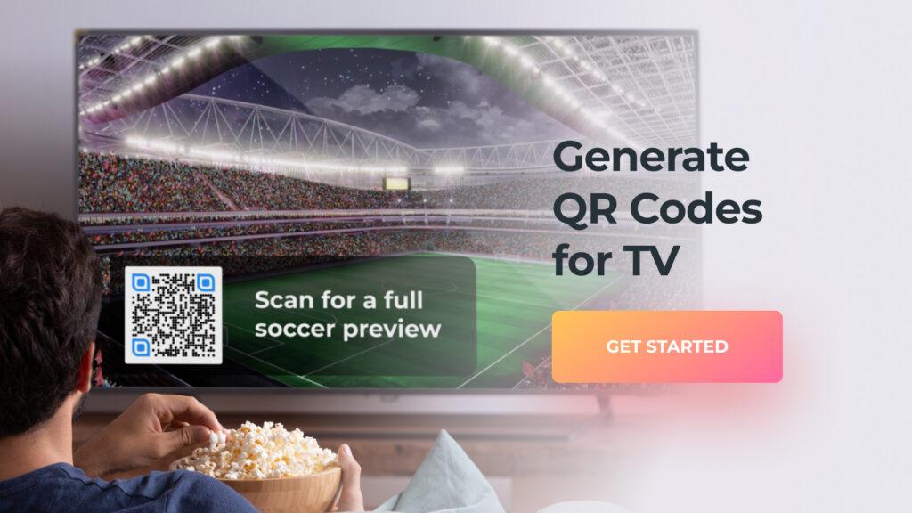 Create QR Codes for TV with Uniqode