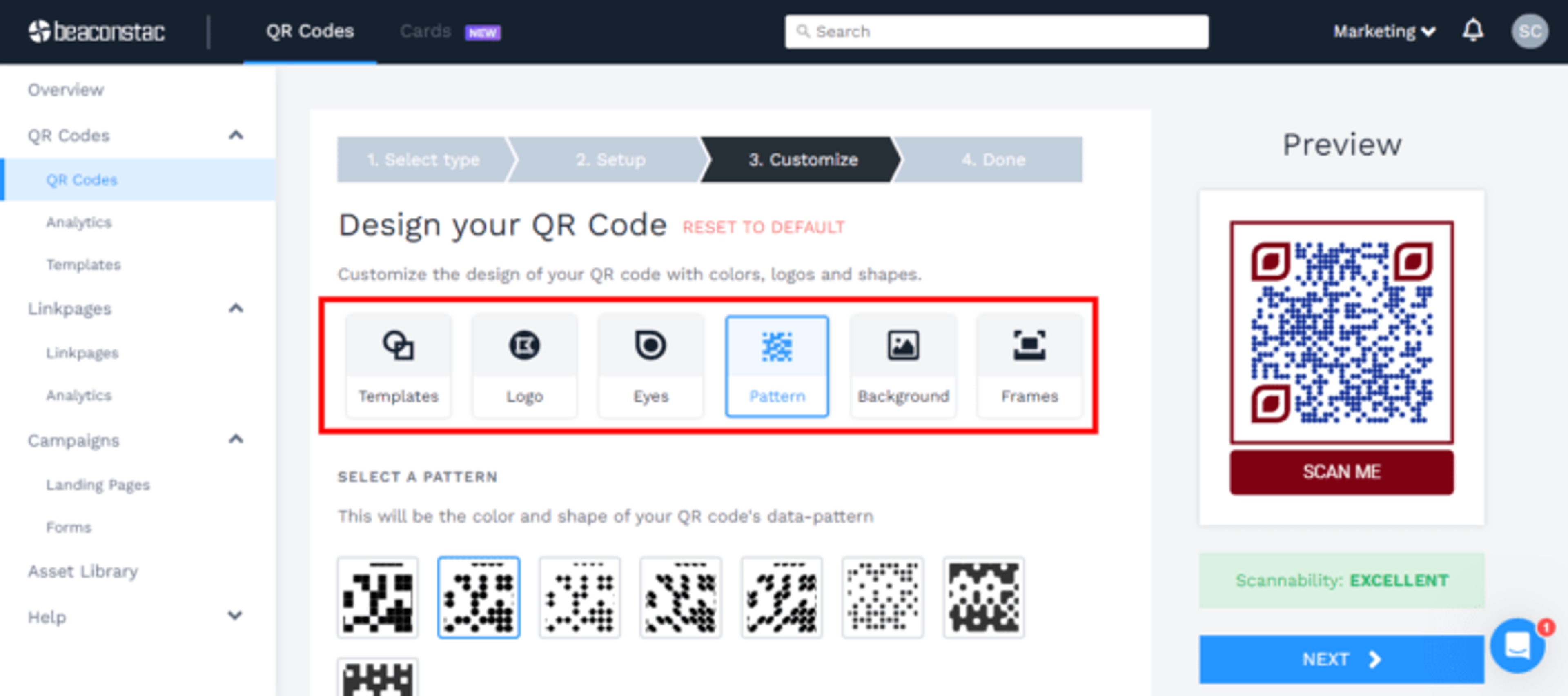 Customize your QR Code