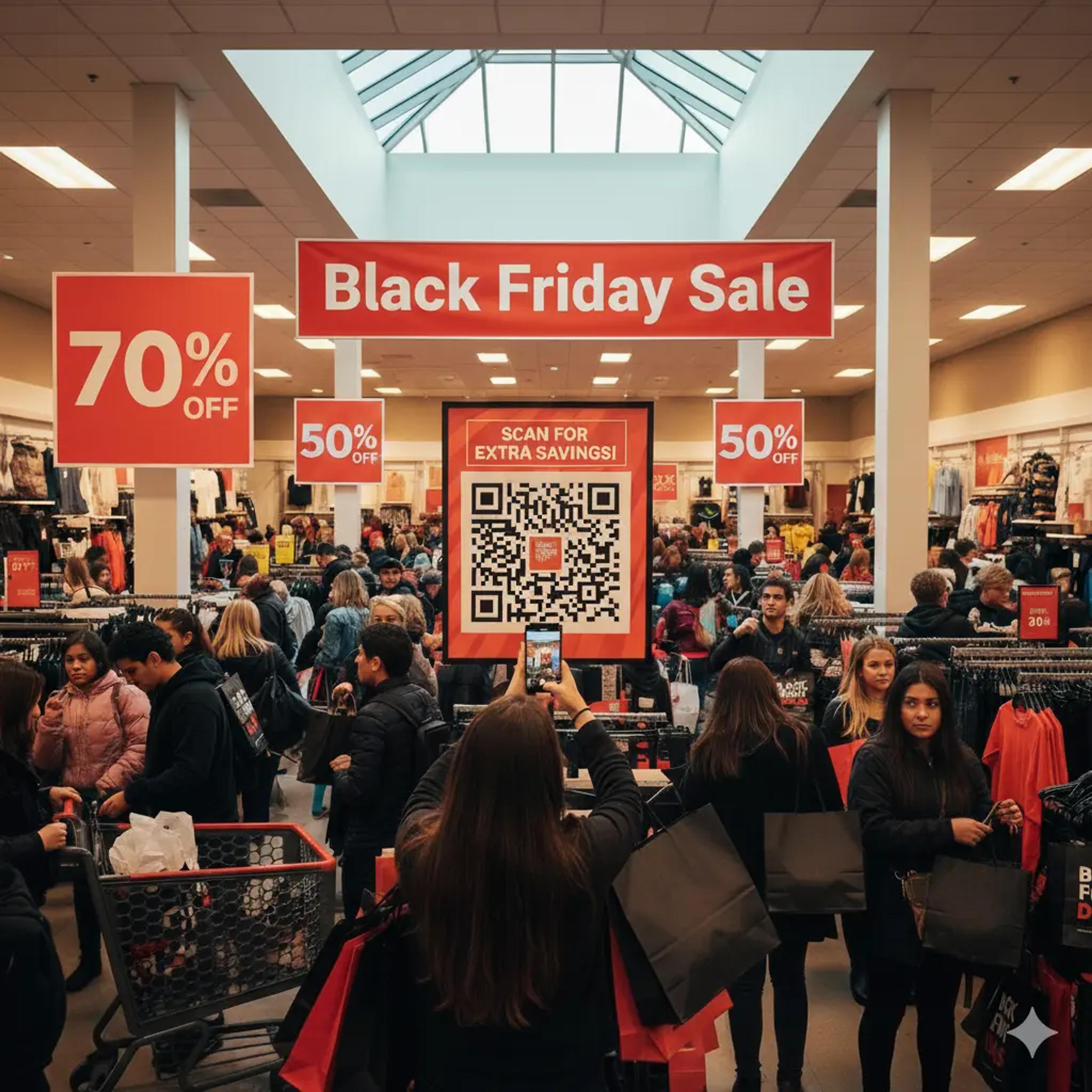 How QR Codes Define BFCM Shopper Experiences