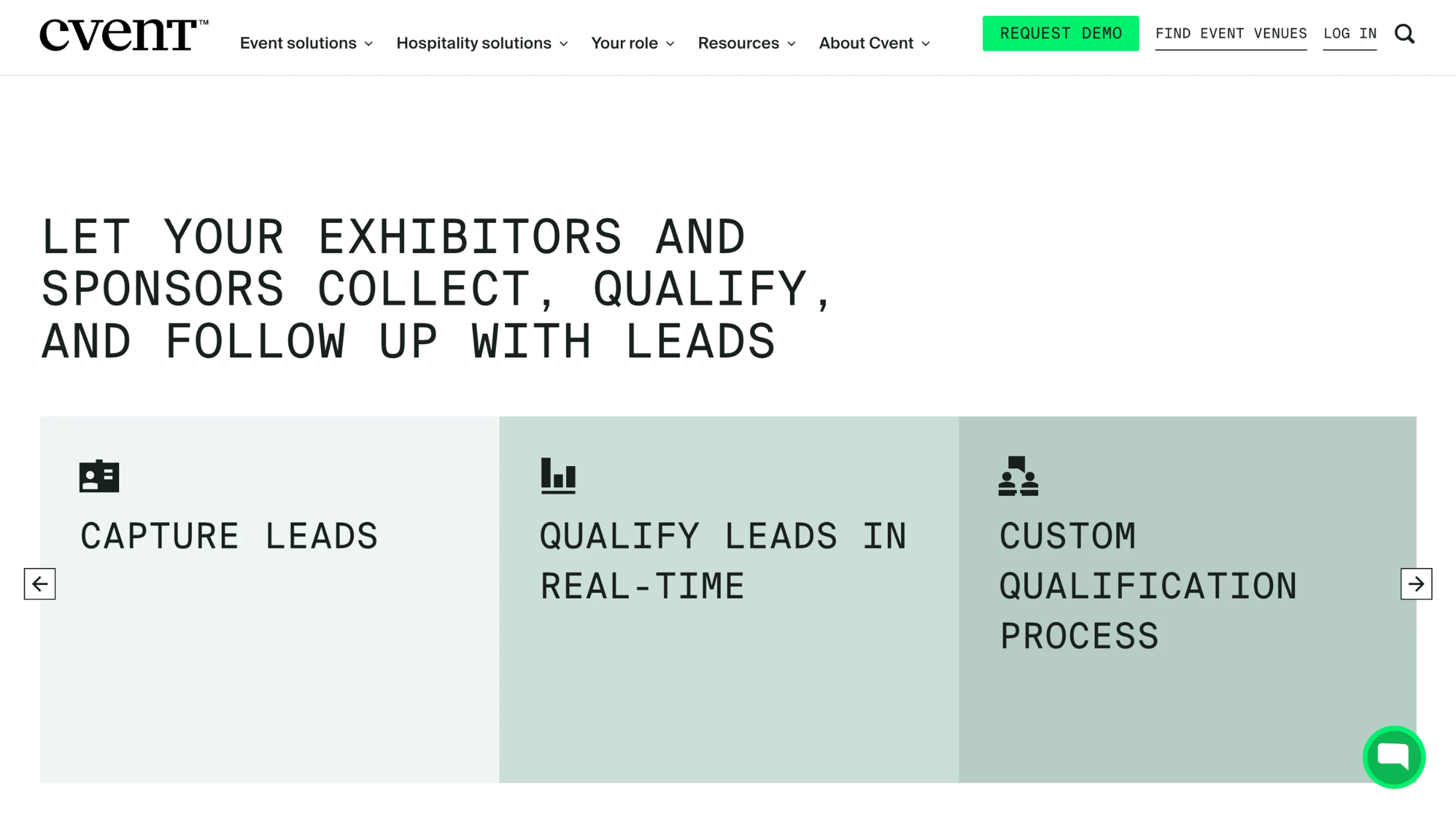 CVent trade show lead capture