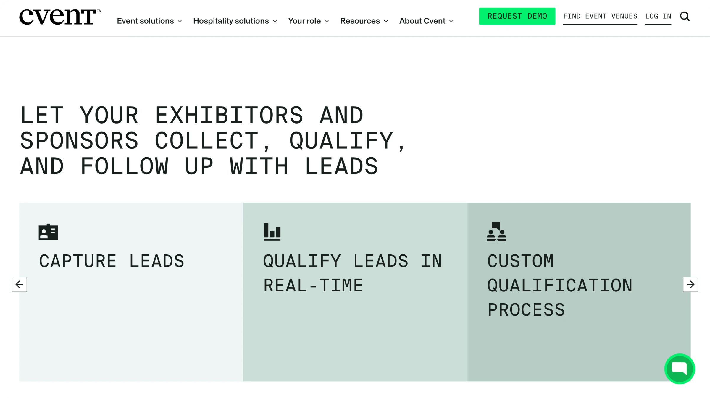 CVent trade show lead capture