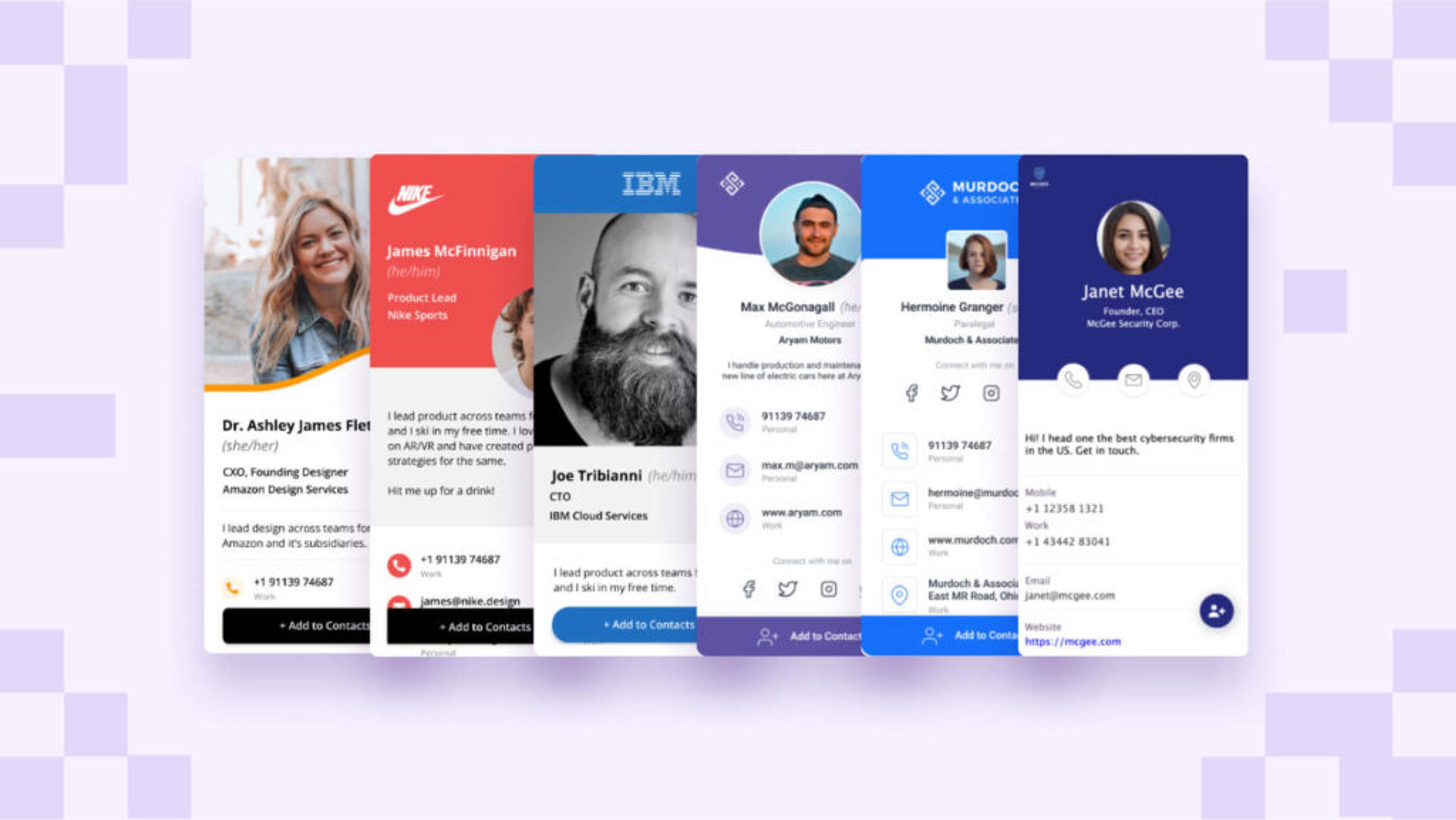 A virtual business card is a contactless, secure, and digital way of sharing professinal and business information