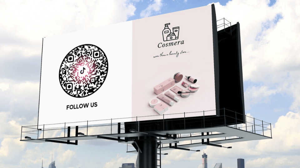 TikTok QR Codes on print media to drive traffic to your page