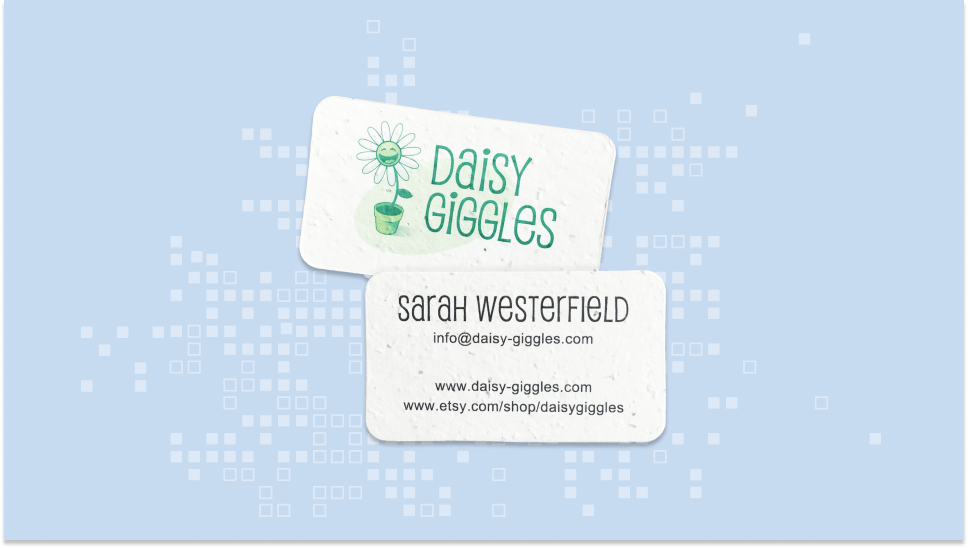 Plantable business cards- an alternative to business cards