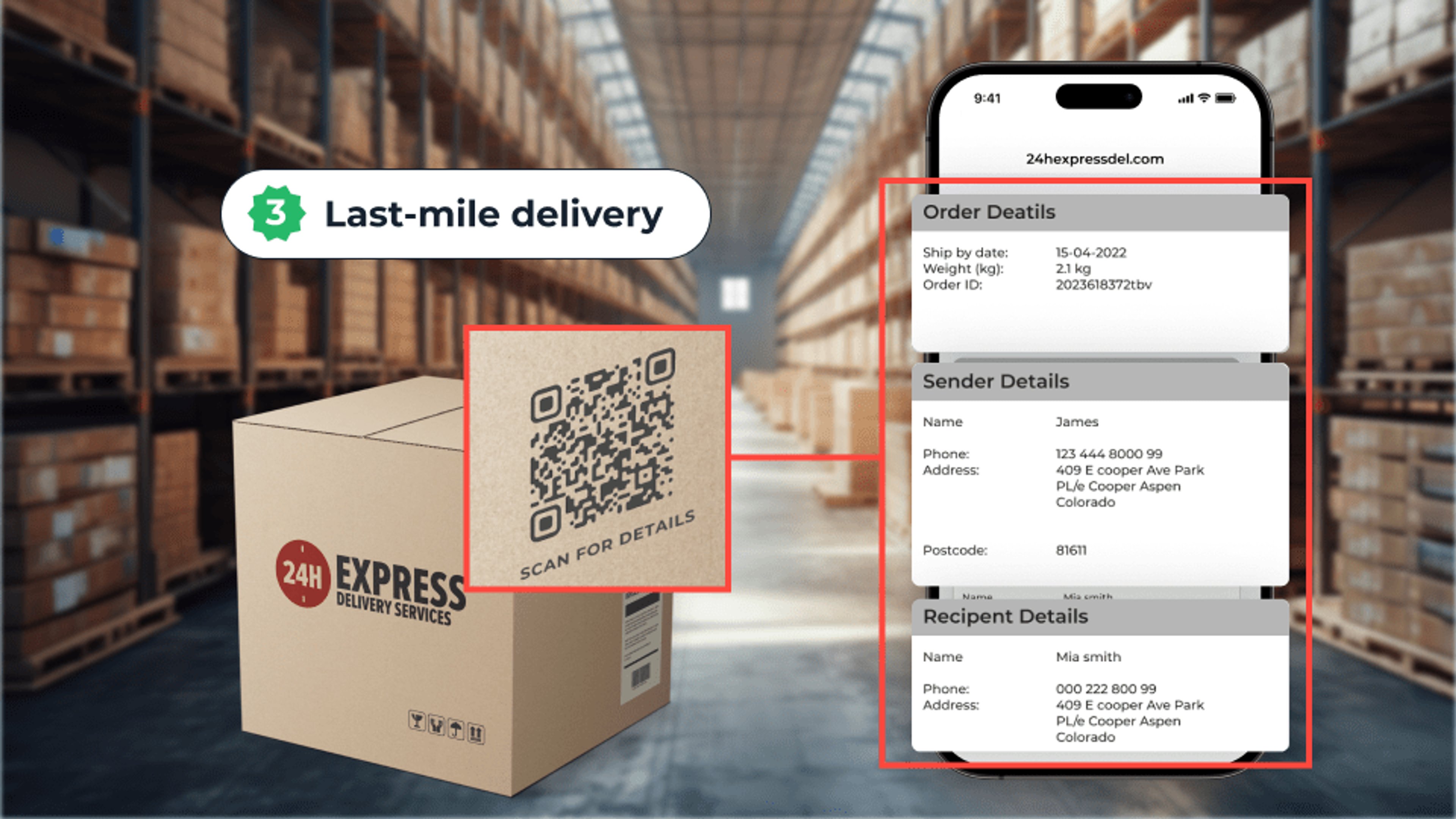 qr code last mile delivery
