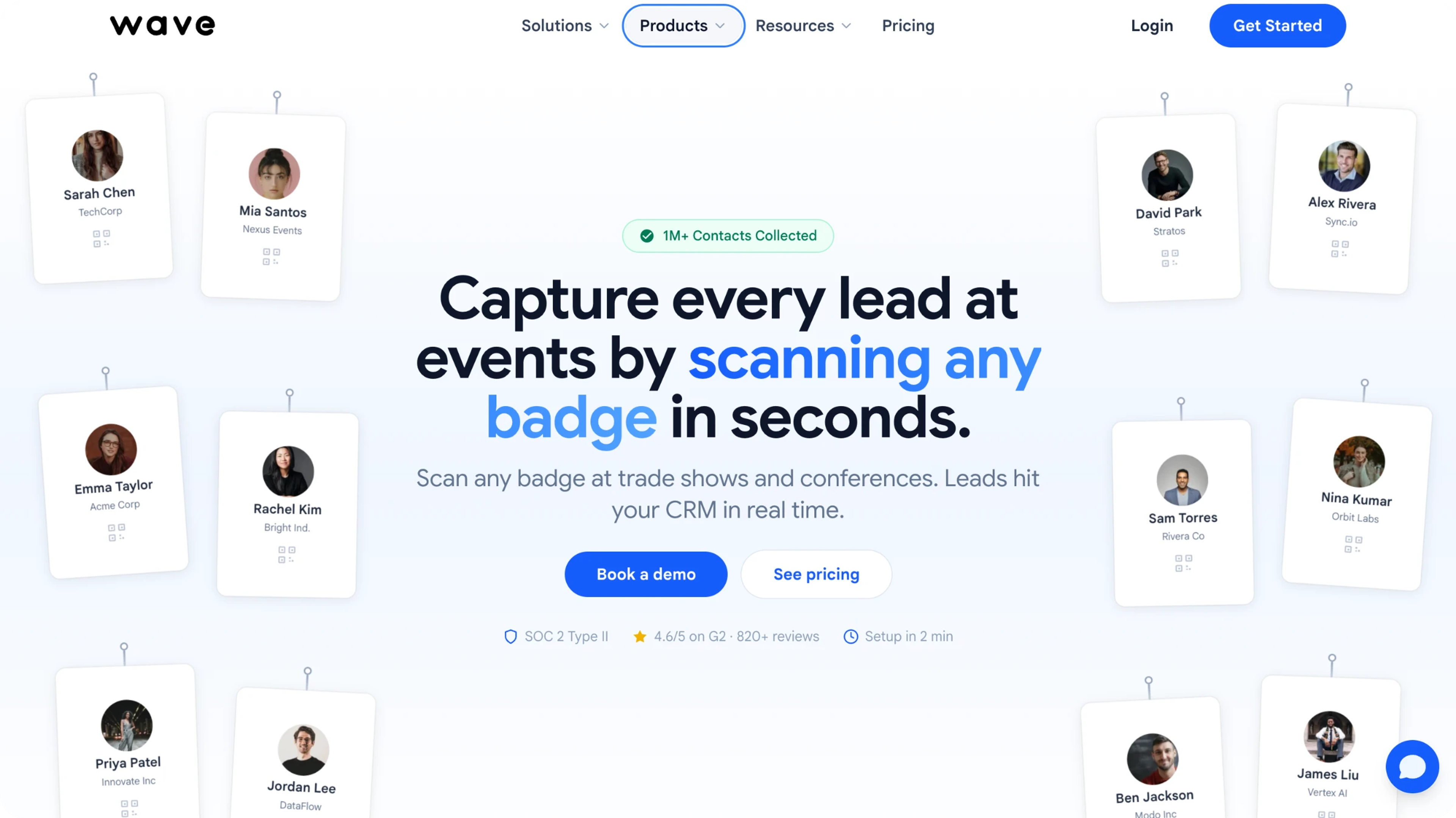 Wave Connect lead retrieval app for trade shows