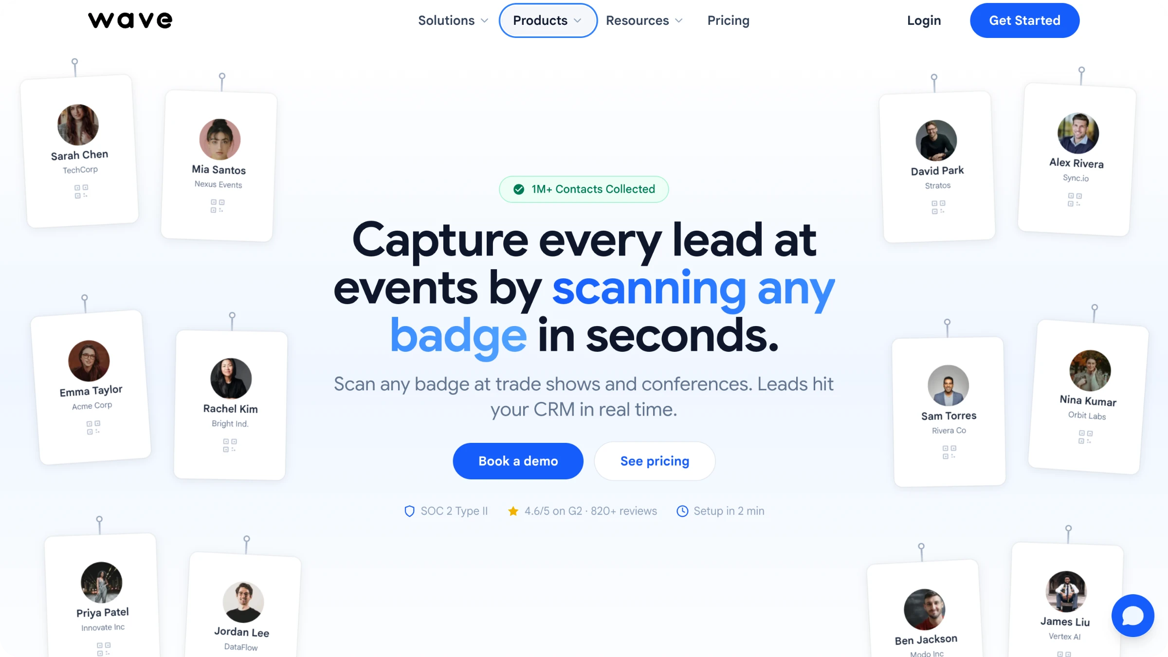 Wave Connect lead retrieval app for trade shows