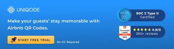 Use Uniqode to create Airbnb QR Codes