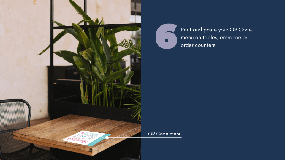 Deploy your QR Code menu