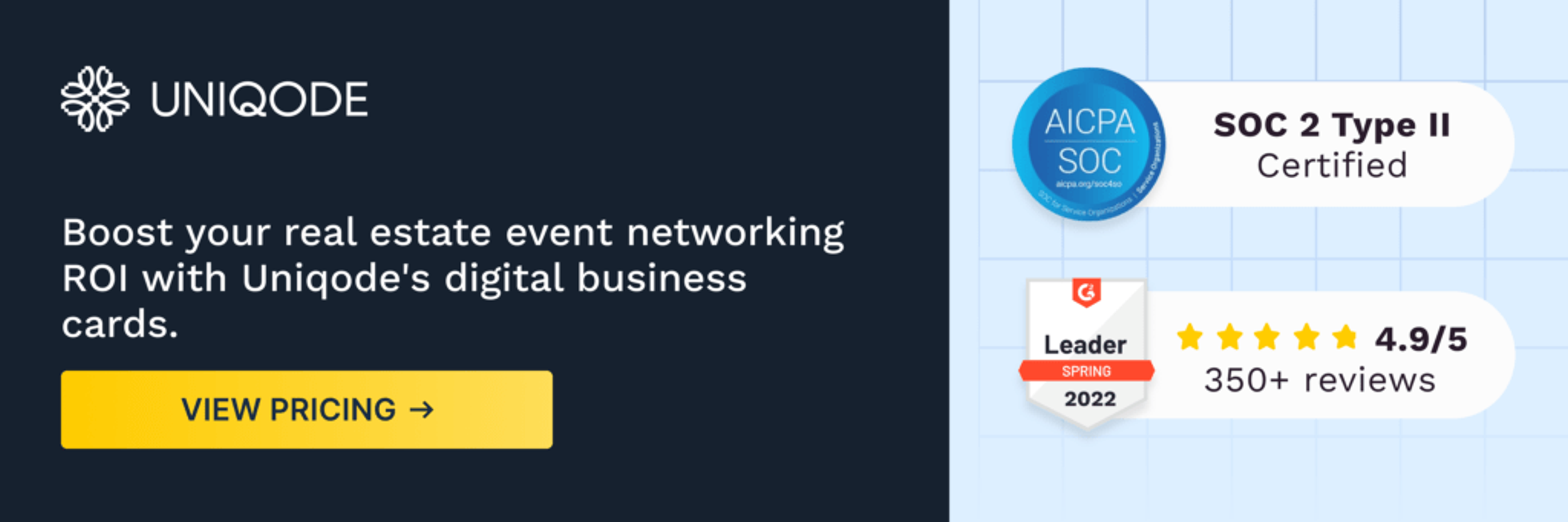 Boost your real estate event networking ROI with Uniqode