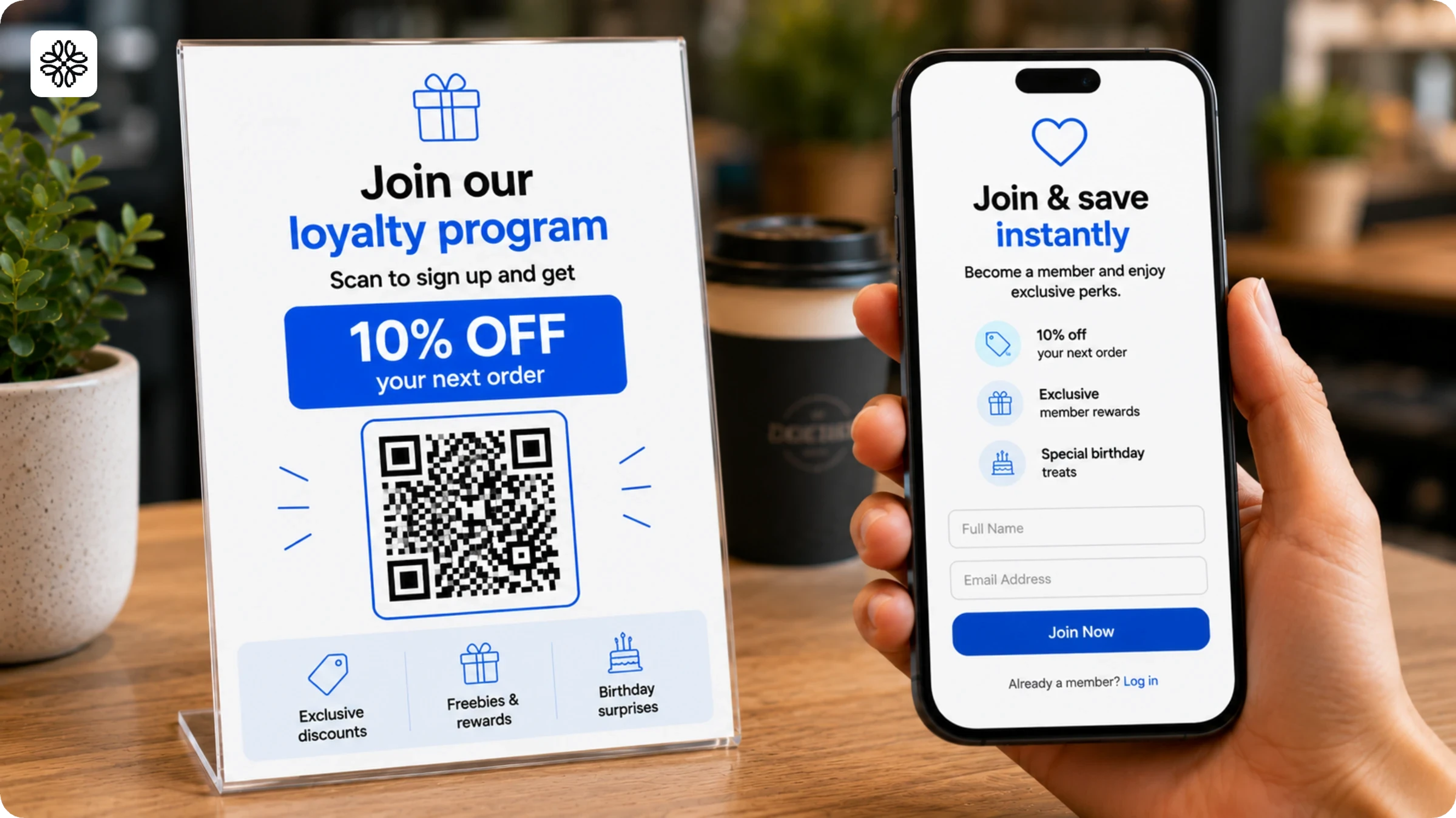 QR Code loyalty program