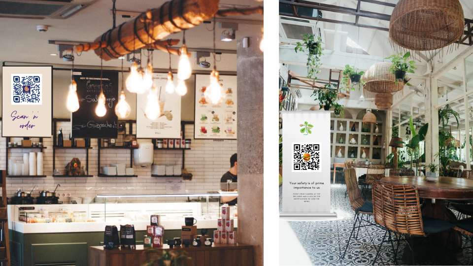 Replace physical menus with digital QR Code menus
