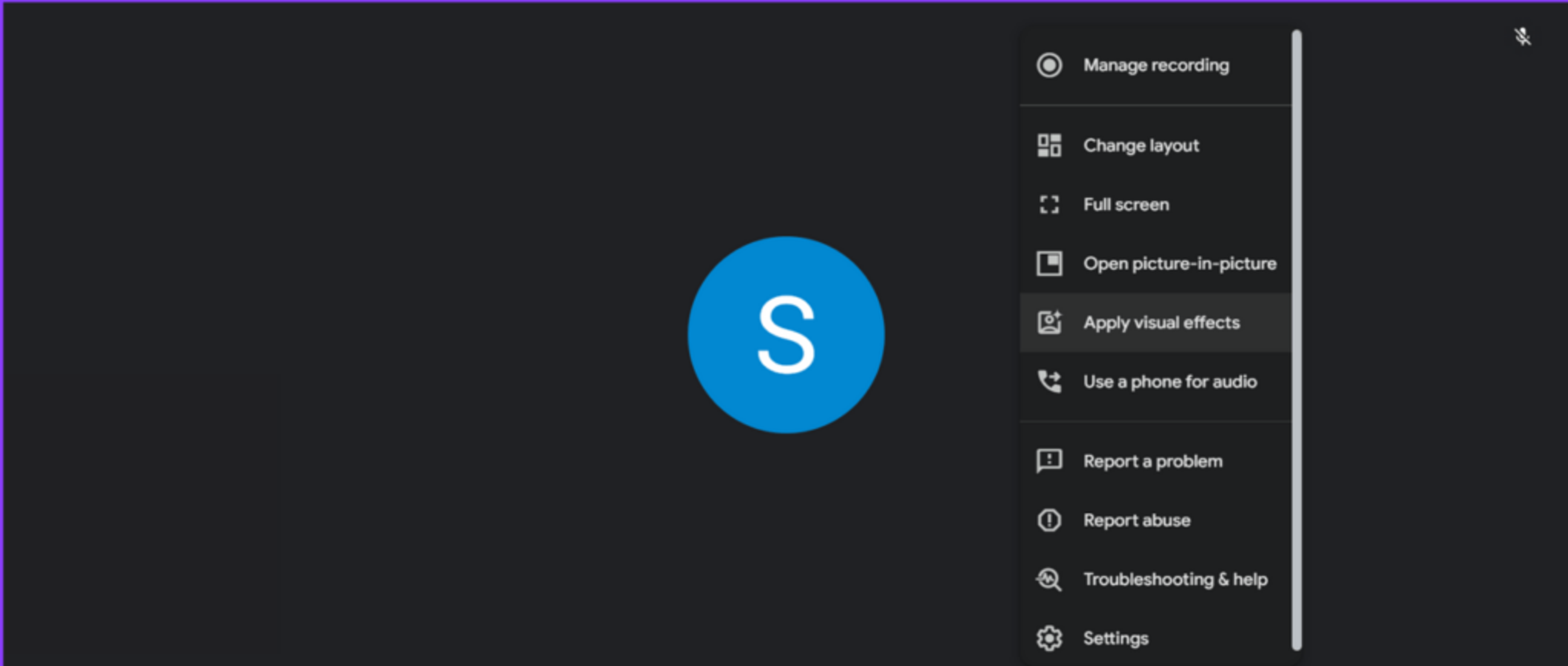 Apply visual effects to your background