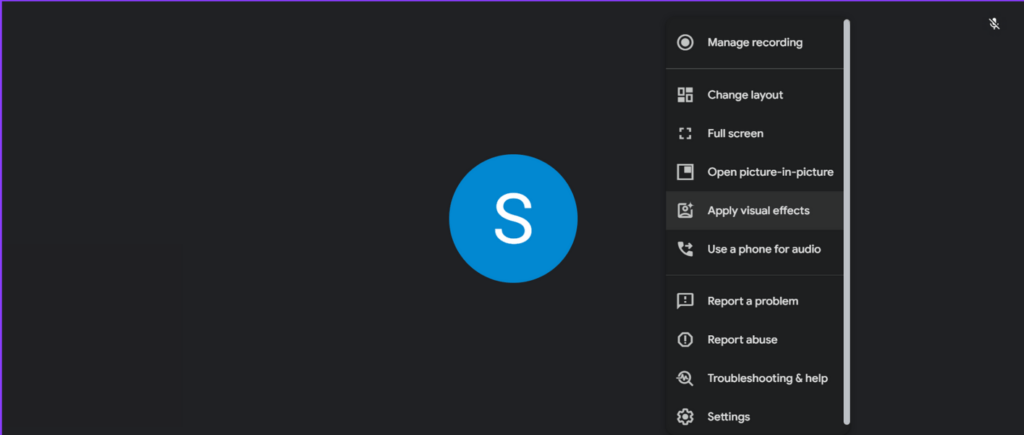 Apply visual effects to your background