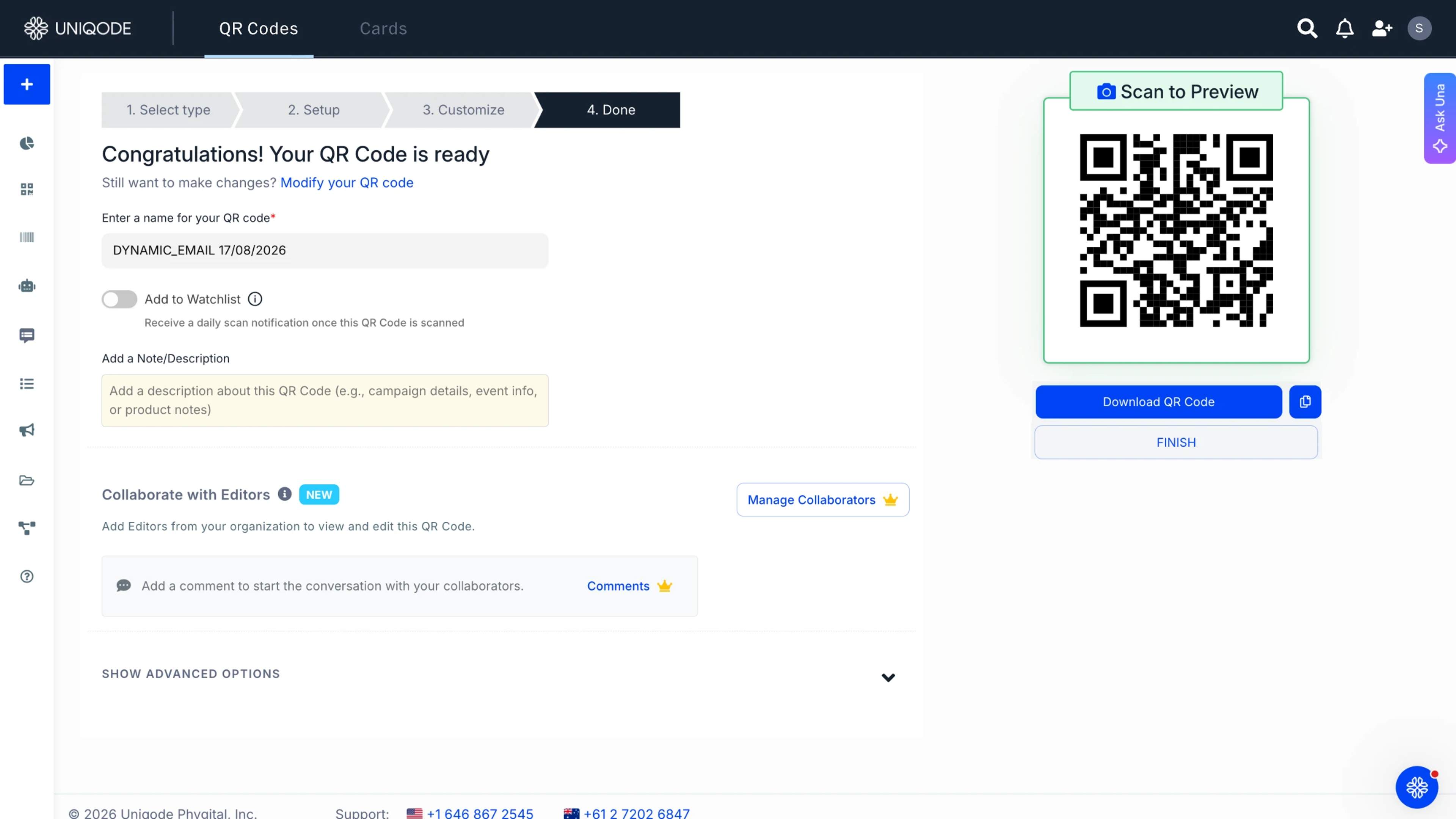  Download and deploy the QR Code