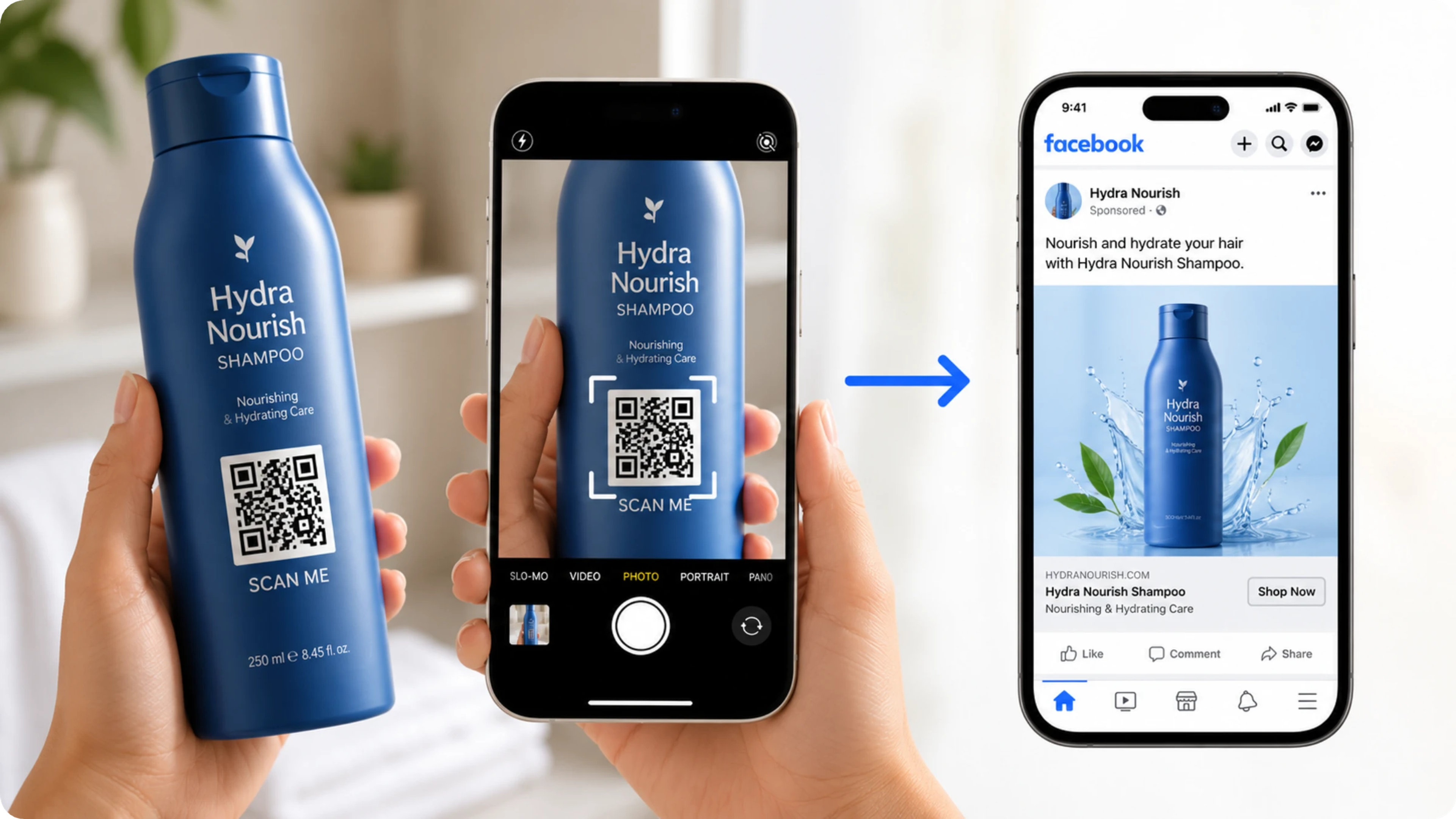 QR Code retargeting