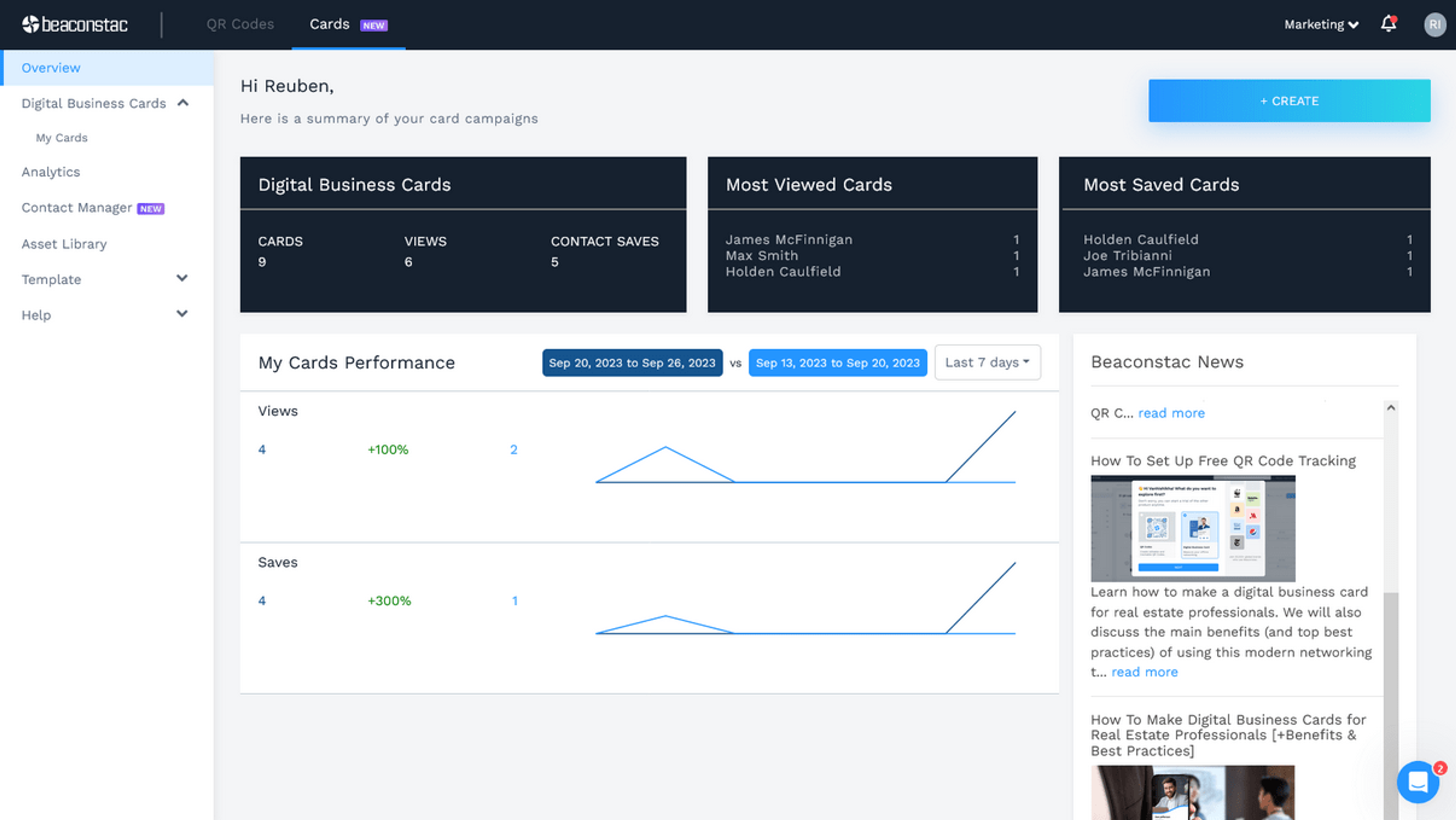 Don’t have a Uniqode account? You can sign up to create a free digital business card