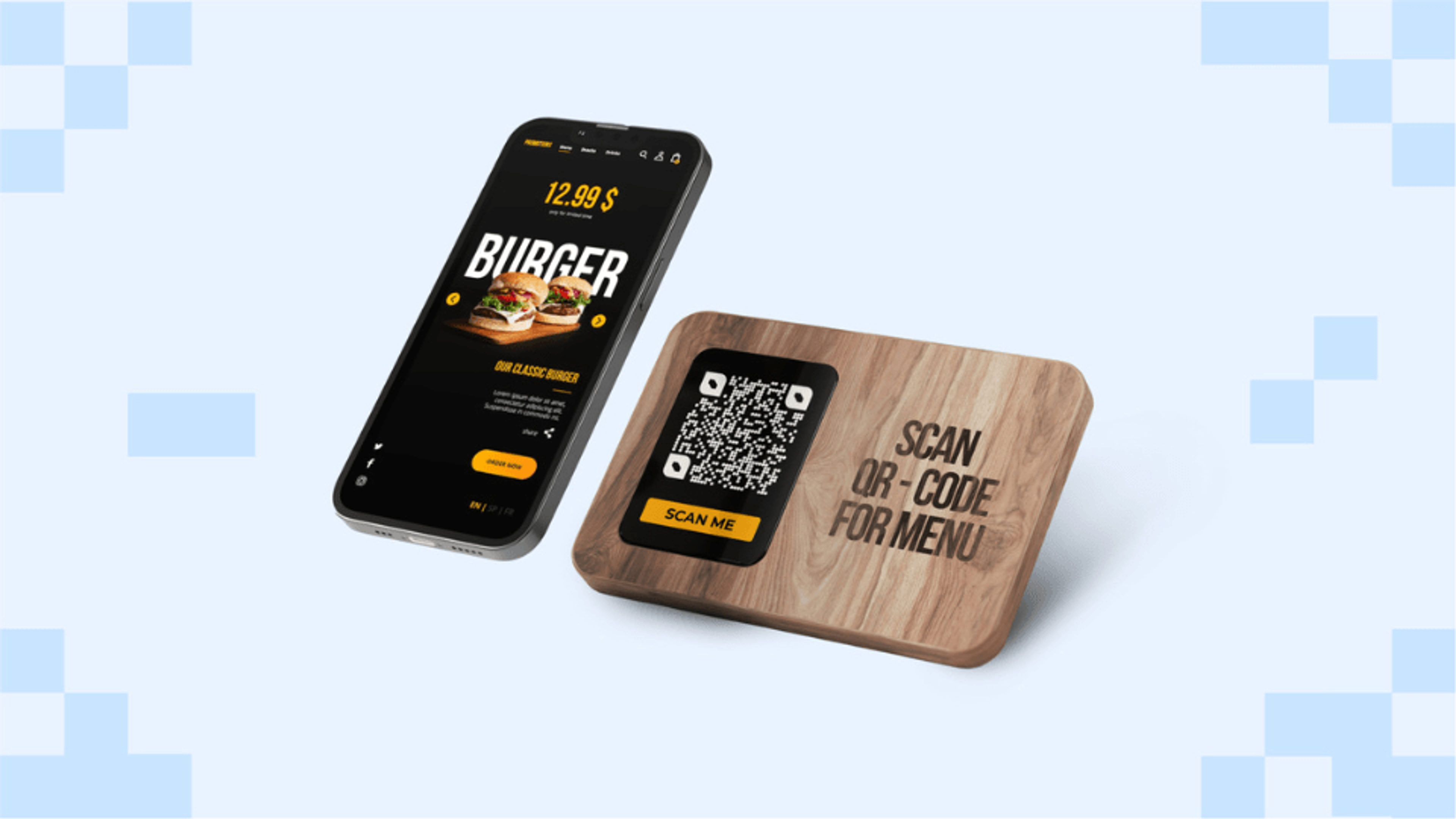 QR Codes for hotels menus