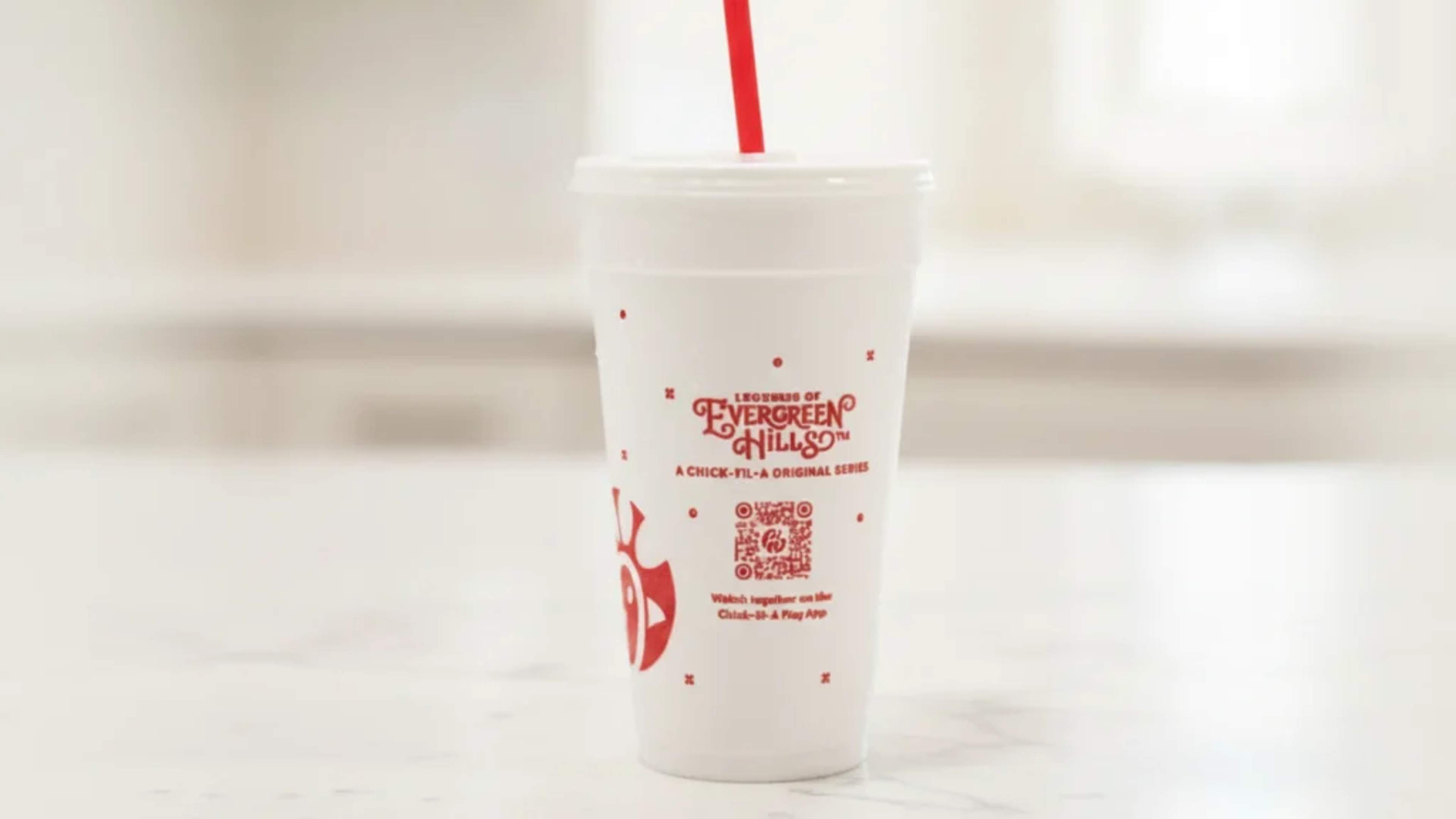 Chick-fil-A uses QR Codes on their packaging