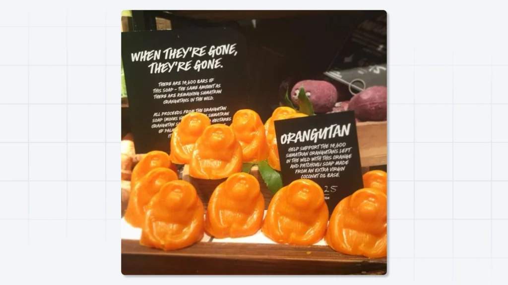 Lush’s Orangutan Soap