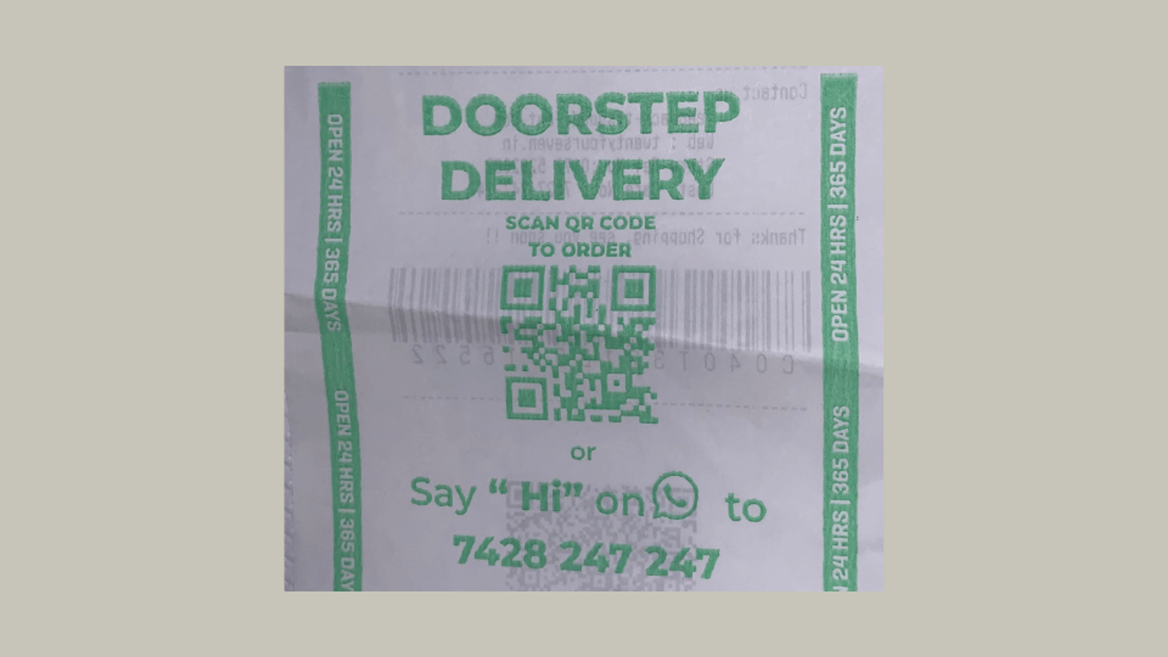 24Seven uses receipt QR Codes to increase online sales