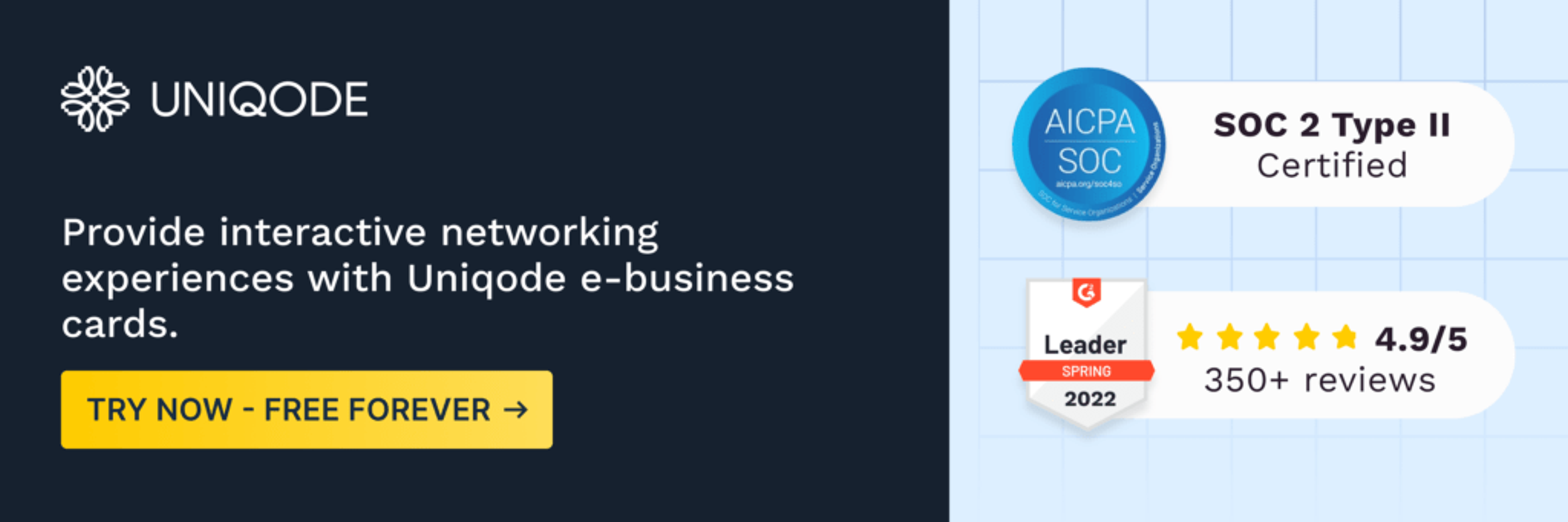 interactive networking digital business cards