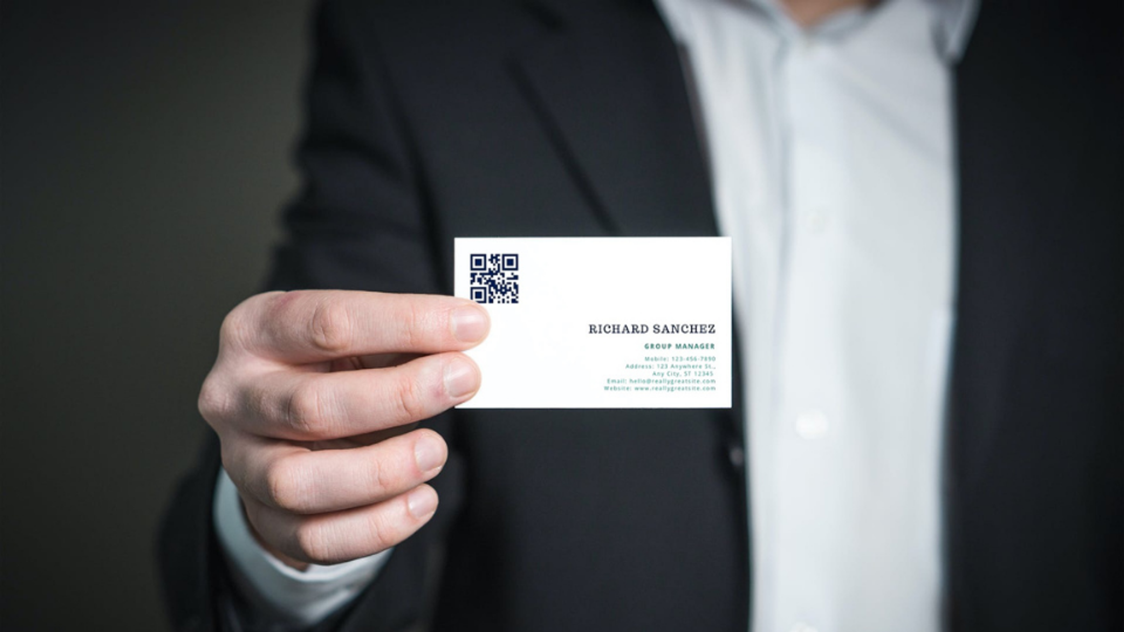 Network at events and conferences via business card QR Codes