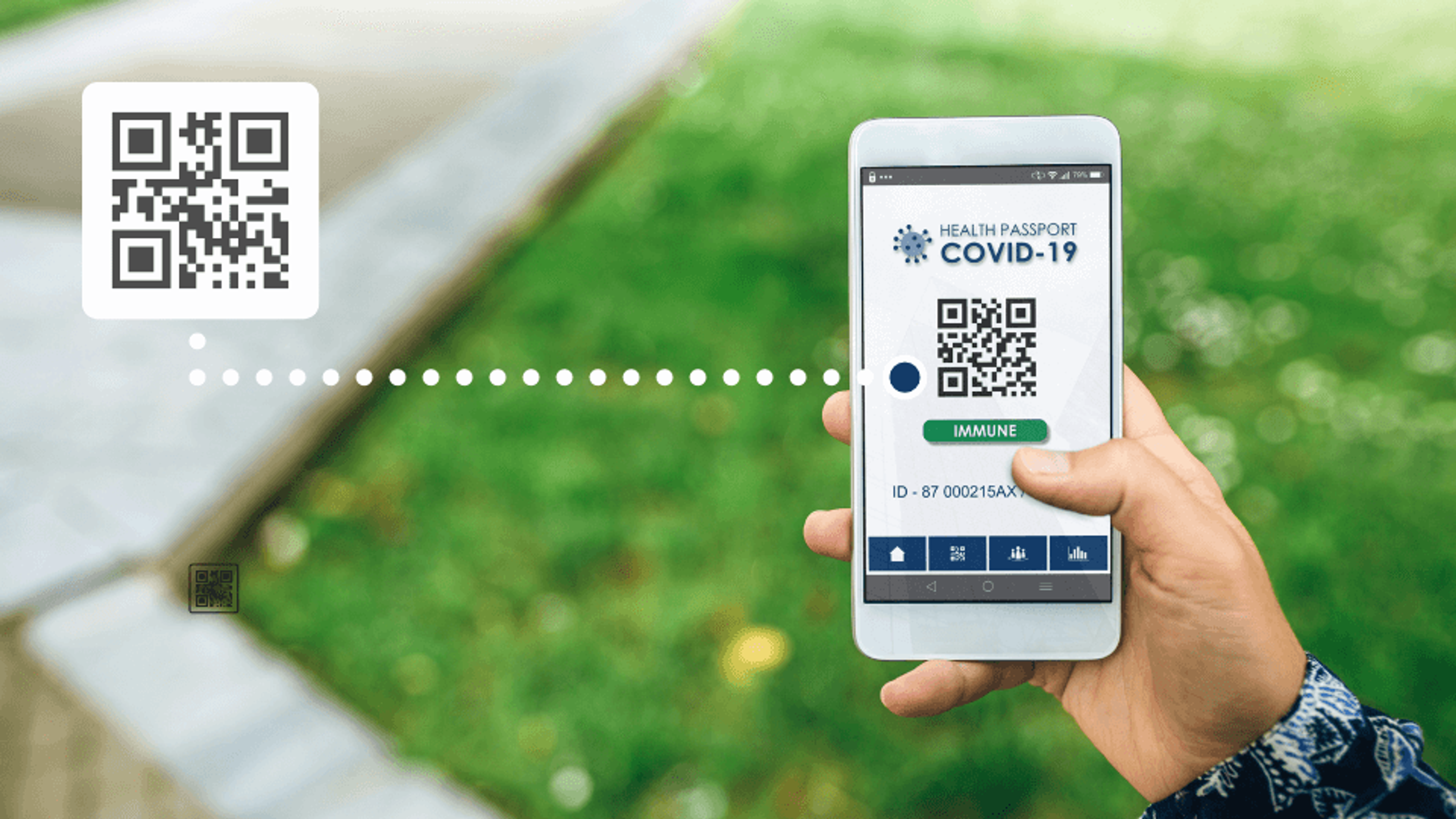 Vaccination passport QR Codes for digital health certificates