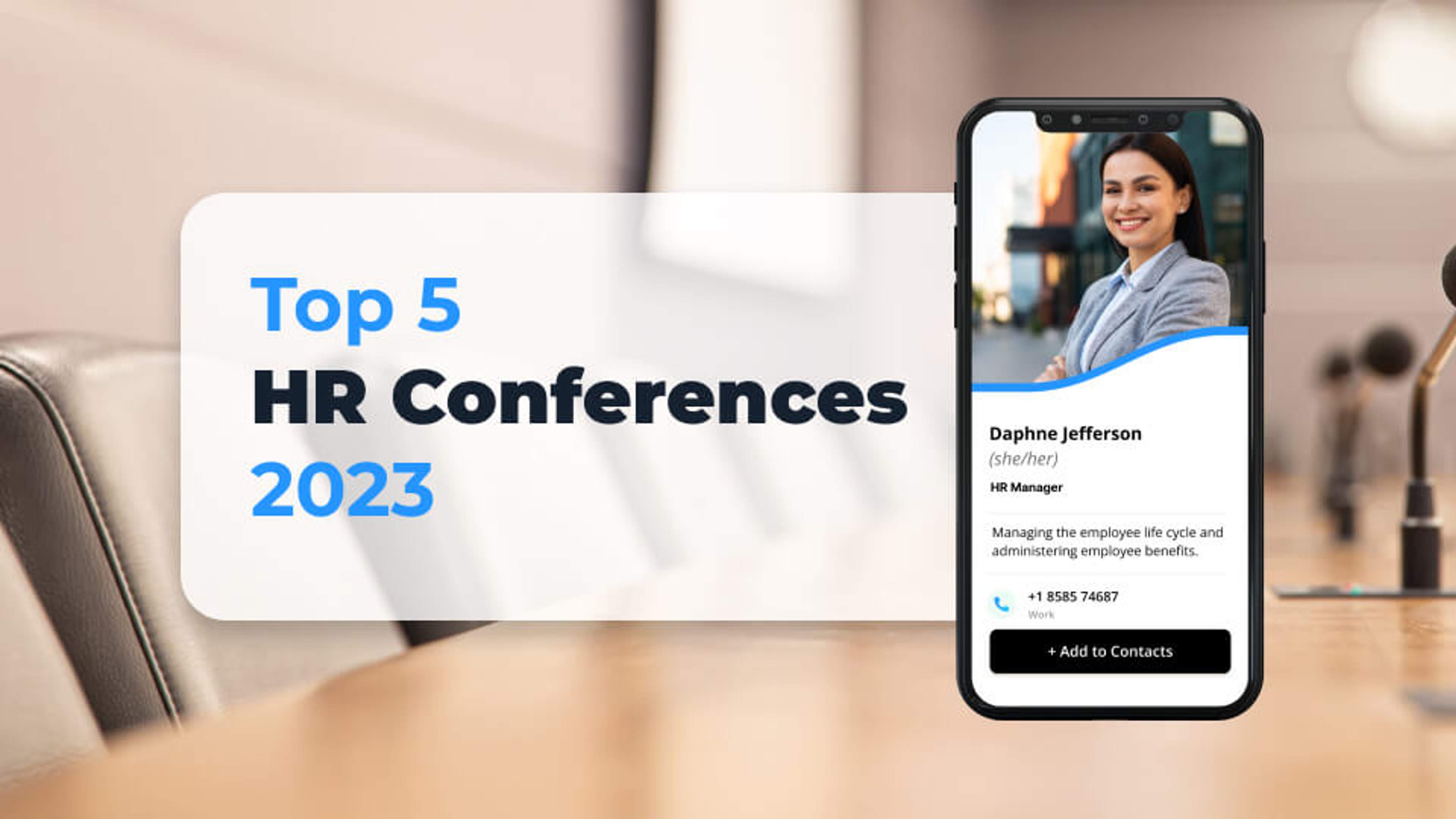 Top 5 HR Conferences in 2023