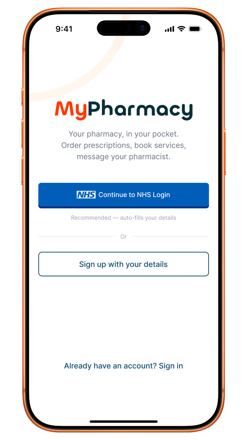 My Pharmacy App — home