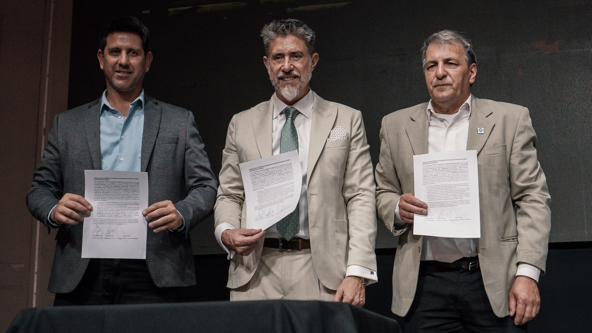 Importantes firmas durante el Almuerzo de las Fuerzas Vivas 2025