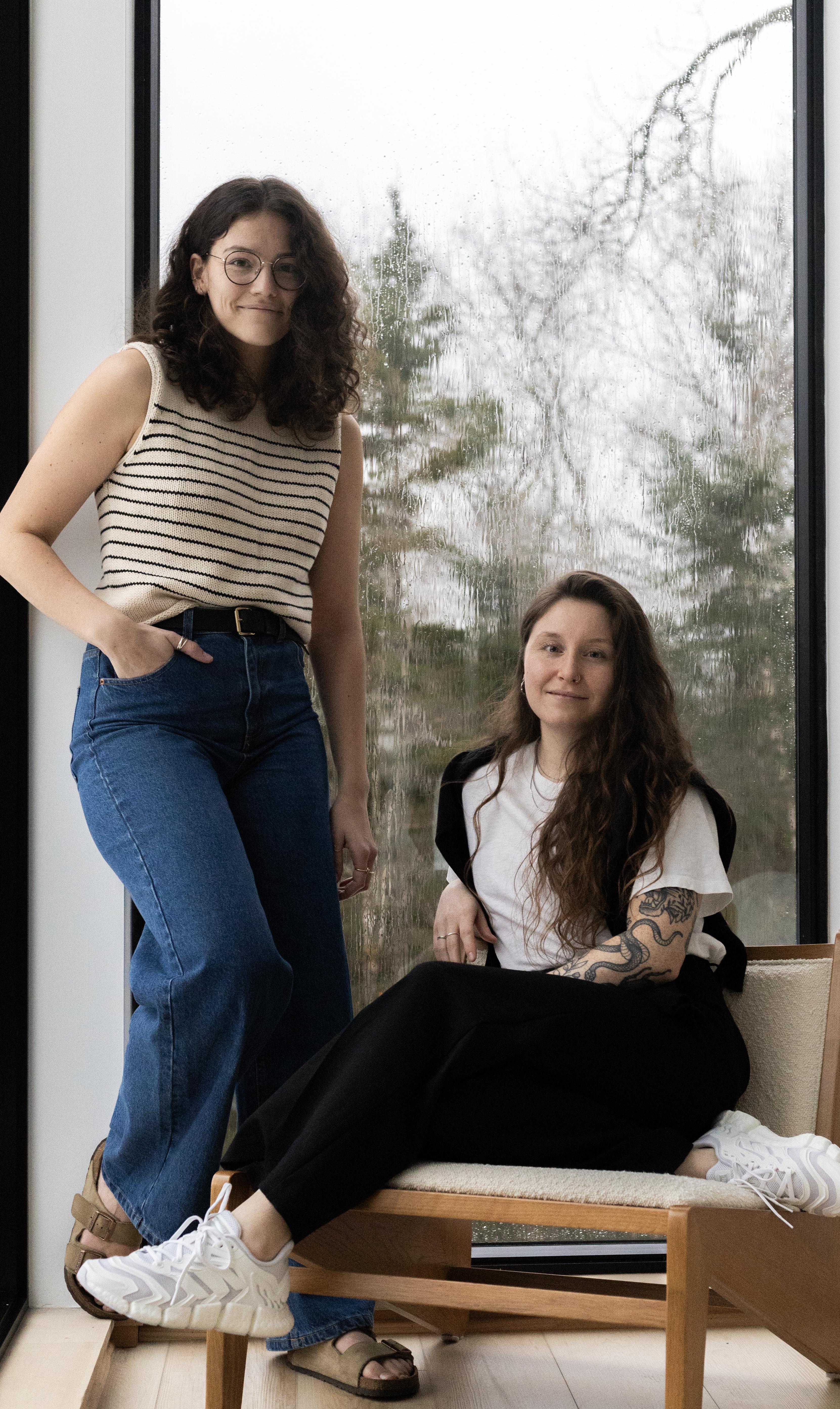 Lysiane Munger et Tamara Aubé-Landry, Co-fondatrices de Atelier Mamuth, designers d'intérieur et technologue en architecture