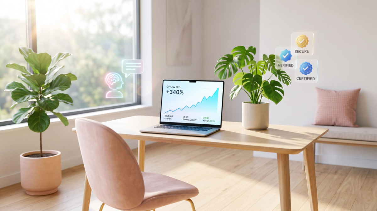 GEO başarısının getirdiği o huzurlu, otonom ve karlı iş modelini temsil eder.