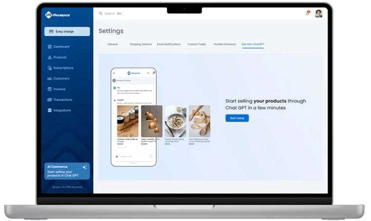 How agentic commerce works with EPD Payments and ChatGPT