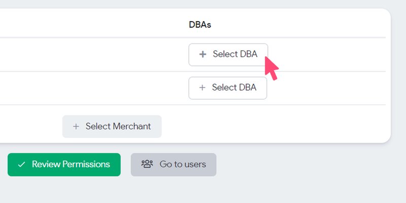 Limiting a user to specific DBAs