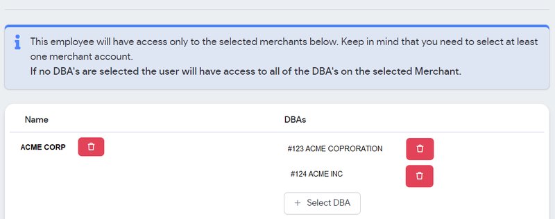 Limiting a user to specific DBAs