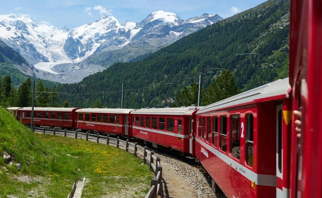 Des paysages époustouflant depuis les trains suisses